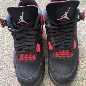 Authentic Jordan 4 red thunder